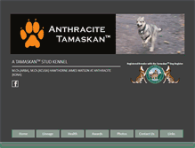 Tablet Screenshot of anthracitetamaskan.com
